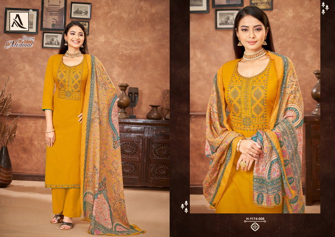 Alok Mishaal Wholesale Designer Salwar Suits Catalog